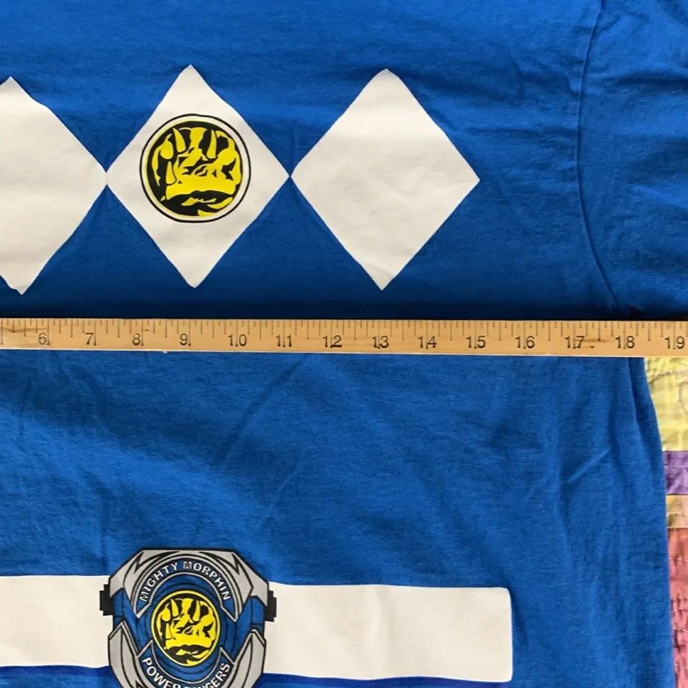 Mighty Morphin Power Rangers Blue Ranger Men’s Medium Tee - Picture 4 of 5